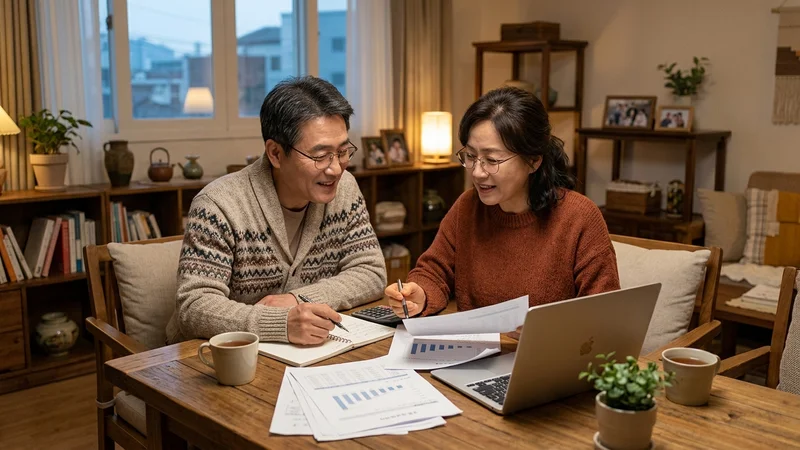 퇴직연금과 개인연금으로 다층 노후 소득 구조를 설계하는 40~60대 부부