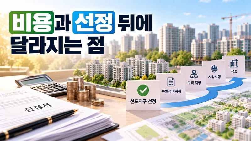 비용과 선정 뒤에 달라지는 점