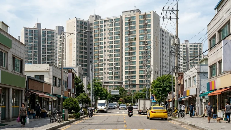서울 구로·금천 아파트 경매 낙찰가 분석 자료를 살펴보는 40대 부부