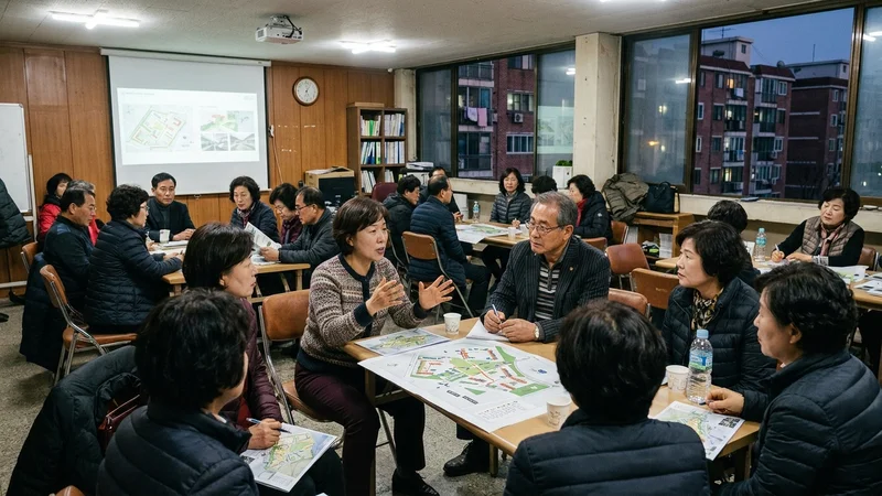 노후계획도시 선도지구 선정 절차와 주민 동의율 조건 설명 이미지