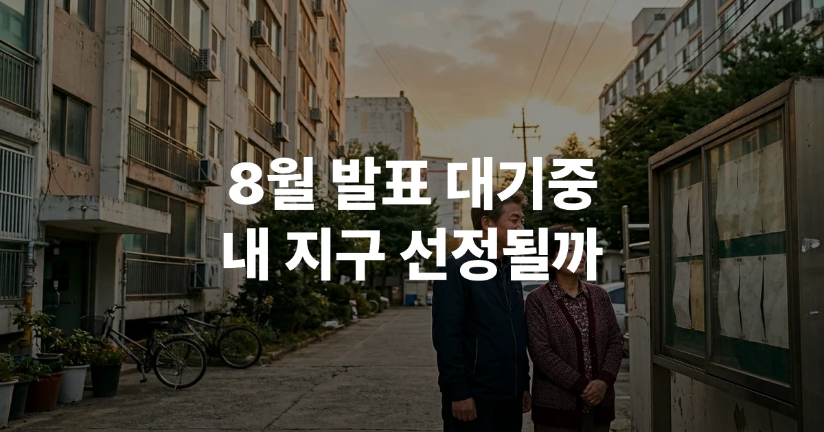 인천 5개 택지지구 노후계획도시 정비 선도지구 신청 현황 및 지역별 가구 수 정보 이미지