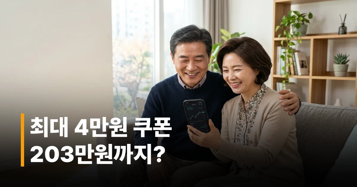 KB증권 신규 계좌 개설 혜택 주식쿠폰 최대 4만원 2026 이벤트 안내