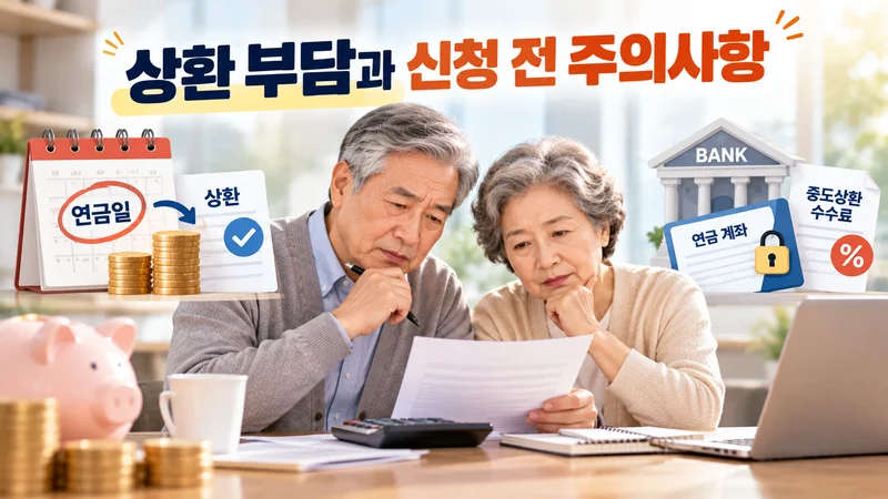 상환 부담과 신청 전 주의사항