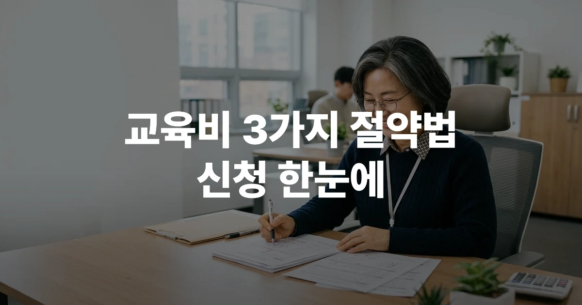 2026년 요양보호사 보수교육비 지원 신청 방법을 검토하는 50대 한국 여성
