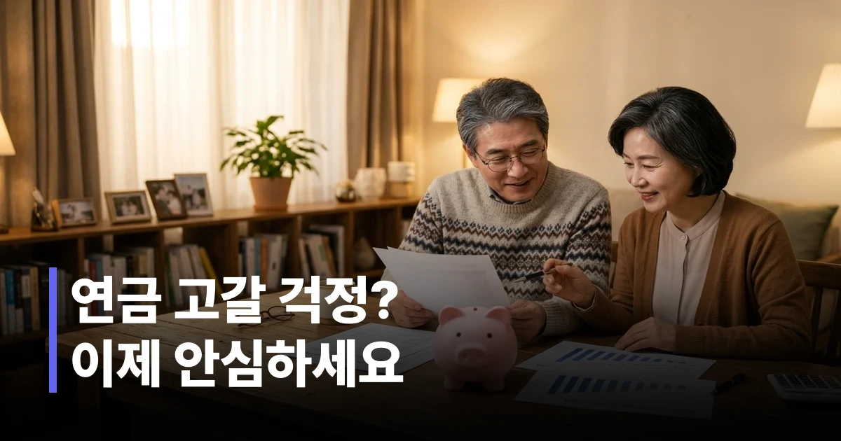 2026년 국민연금 기금 1700조 돌파와 고갈 시점 연장을 설명하는 인포그래픽
