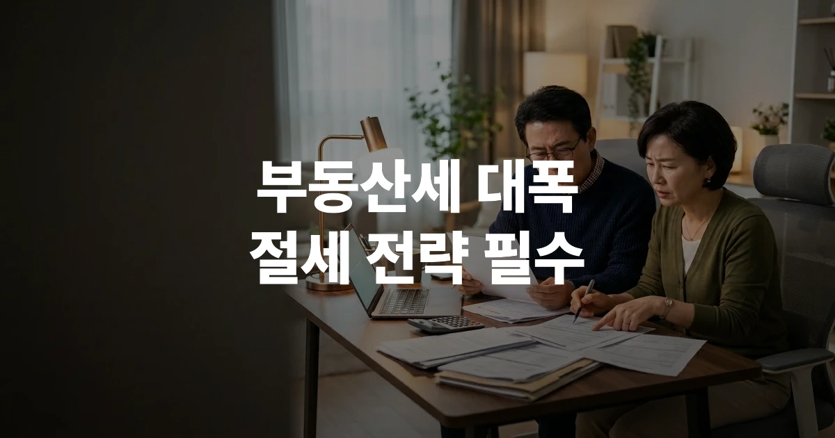 2026년 부동산 세제 개편 양도세 종부세 안내 이미지