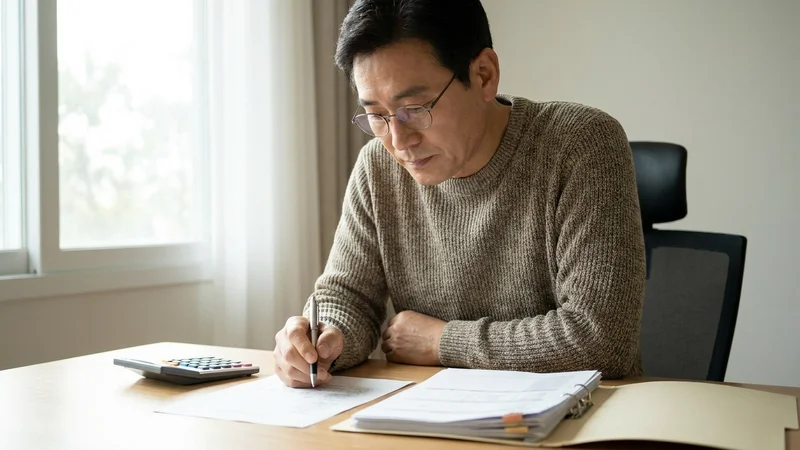 국민연금 보험료율과 소득대체율 변화를 살펴보는 한국 중장년 남성