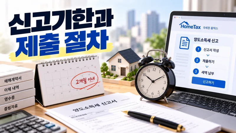 신고기한과 제출 절차