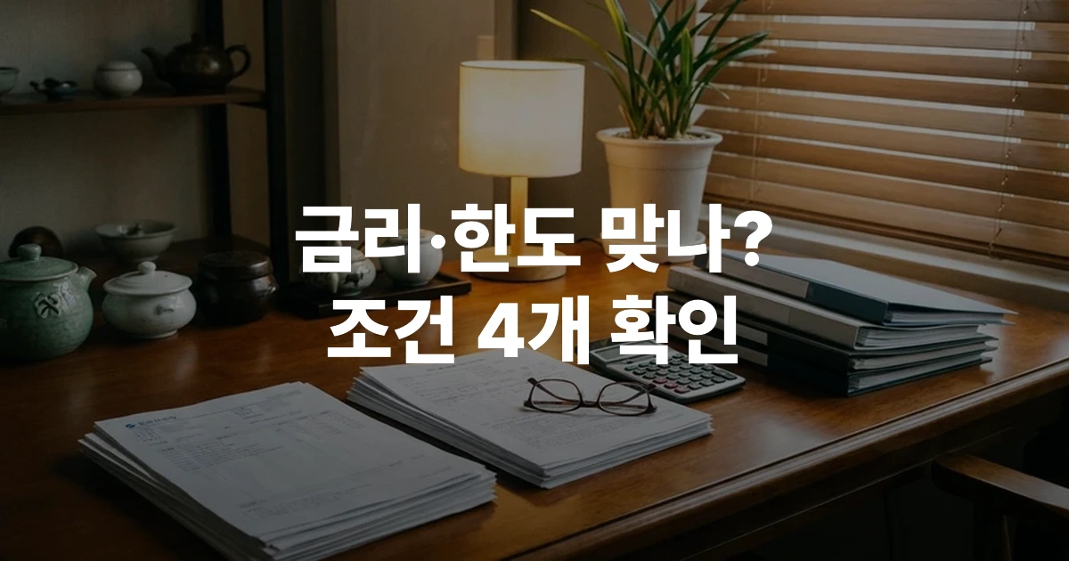 2026년 전세자금대출 조건과 한도 비교 안내 이미지