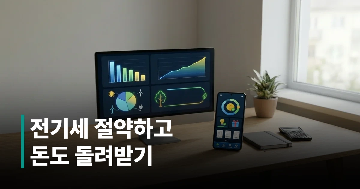 포털 사이트에서 검색한 한전 에너지캐시백 신청 공식 웹페이지 화면