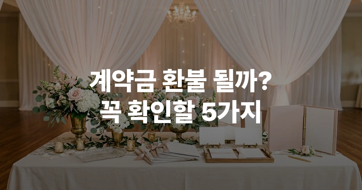 웨딩 박람회장에 진열된 청첩장 샘플과 웨딩 안내 브로슈어들