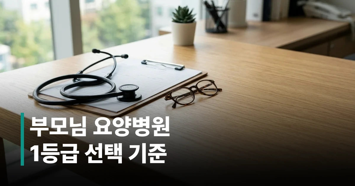 건강보험심사평가원 요양병원 적정성 평가 등급을 확인하는 화면