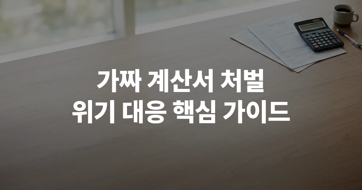 세금계산서 서류와 계산서가 놓인 사무실 책상 썸네일