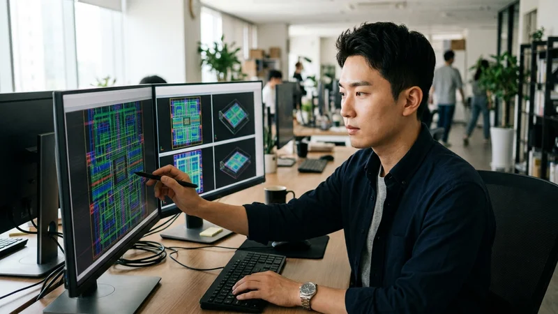 SK하이닉스 이천 캠퍼스 반도체 연구소 실내 전경