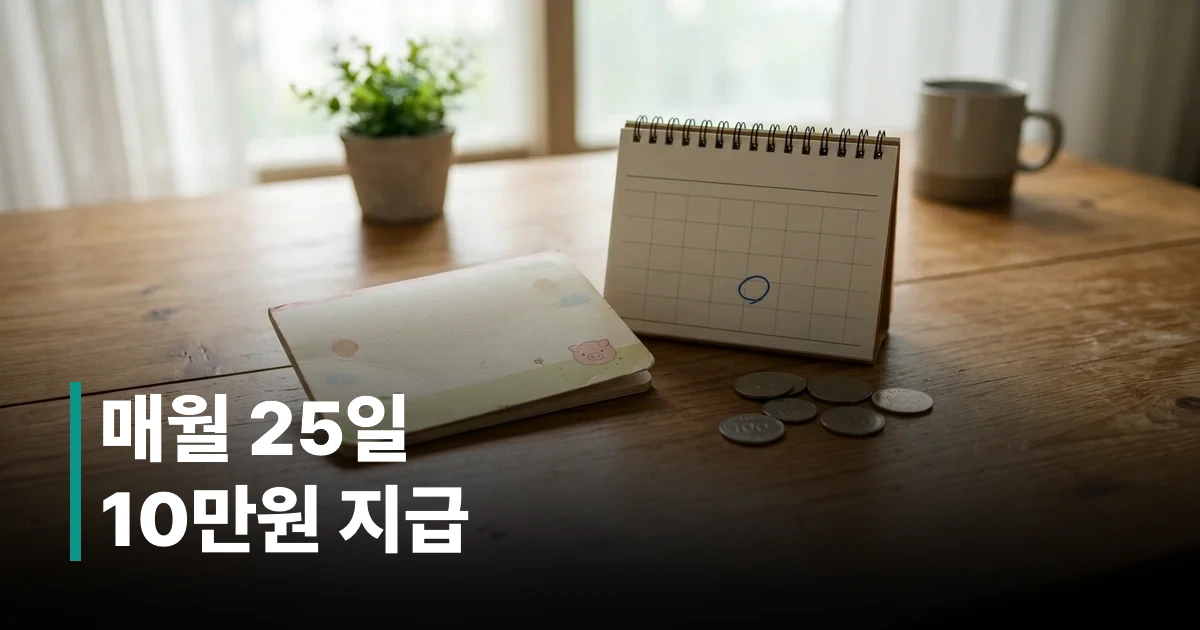 복지로 홈페이지 화면과 아동수당 신청서 서류가 놓인 책상