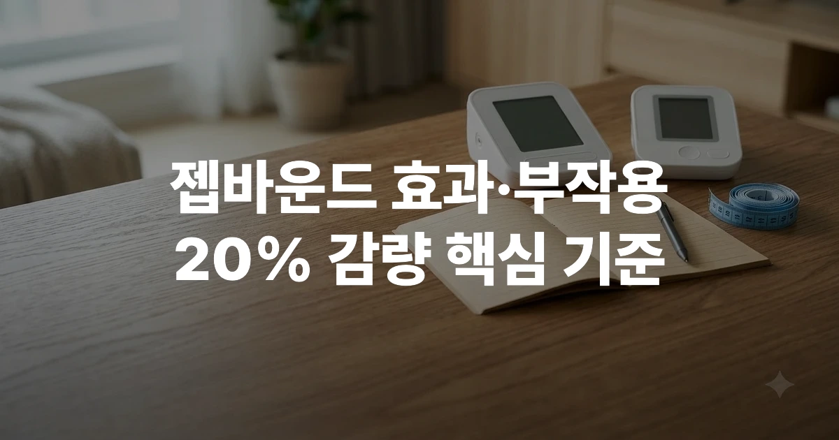 정갈한 원목 책상 위에 놓인 혈압계와 줄자, 체중 기록 수첩 정물 사진