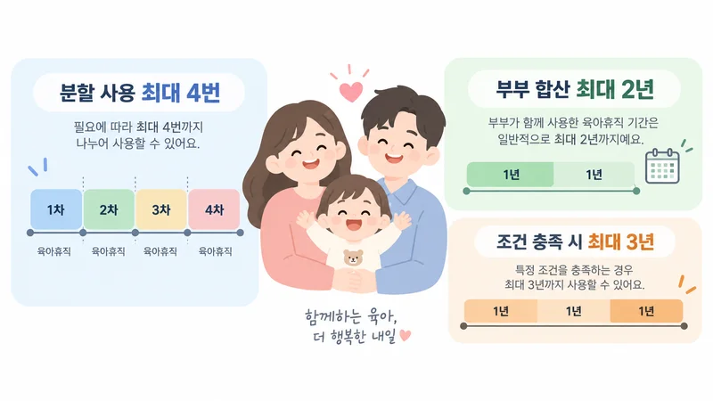 육아휴직 급여를 1~3개월, 4~6개월, 7개월 이후 지급 기준으로 정리한 이미지