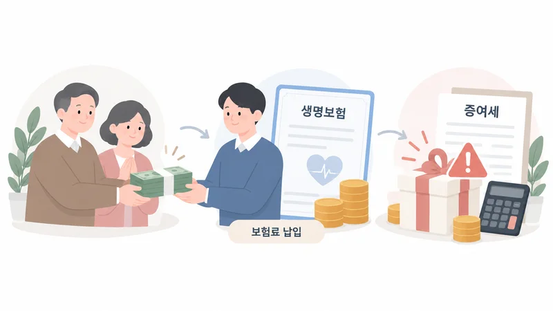 부모가 자녀에게 보험료를 증여해 생명보험에 가입할 때 발생할 수 있는 증여세 주의사항