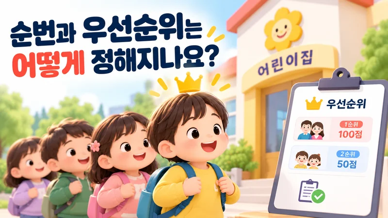 순번과 우선순위는 어떻게 정해지나요?