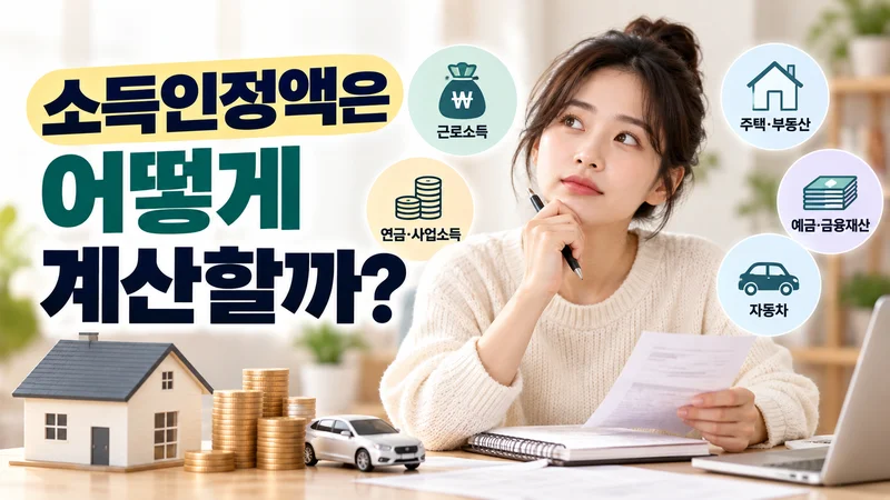소득인정액은 어떻게 계산할까?