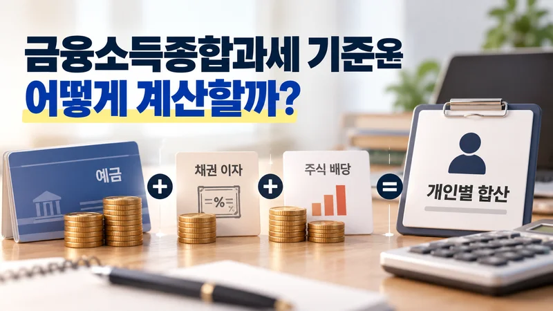 금융소득종합과세 기준은 어떻게 계산할까