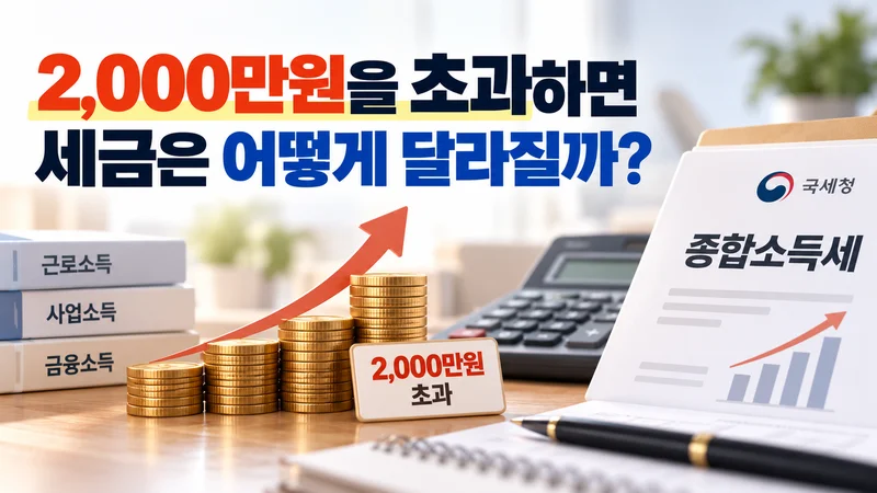 2,000만원을 초과하면 세금은 어떻게 달라질까