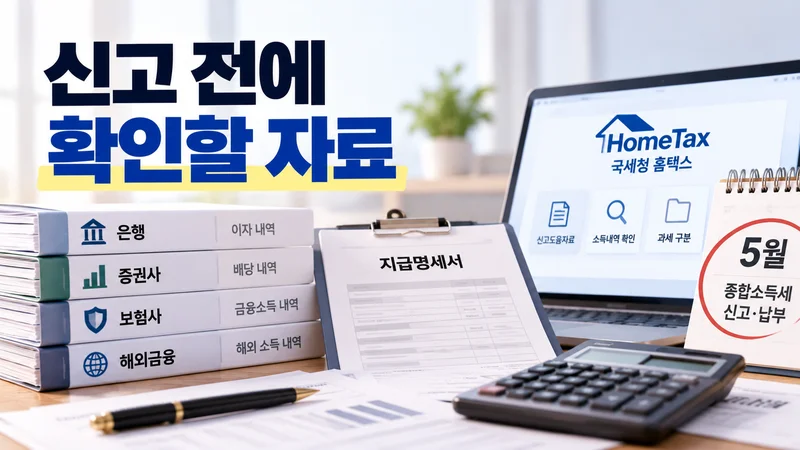 신고 전에 확인할 자료