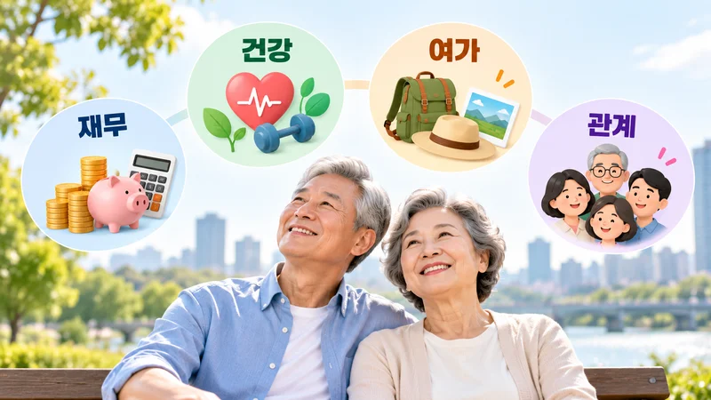 노후준비 점검은 네 영역을 함께 봅니다