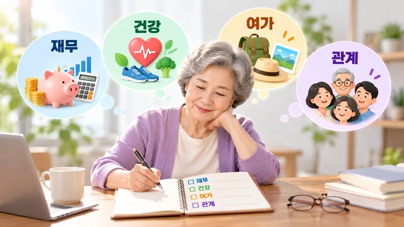 4개 영역별로 무엇을 적어야 할까요?