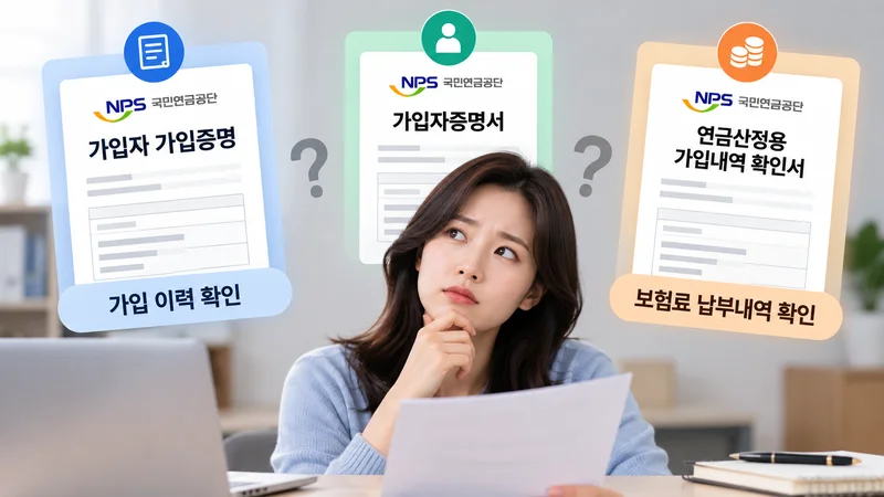 먼저 필요한 서류를 구분하세요