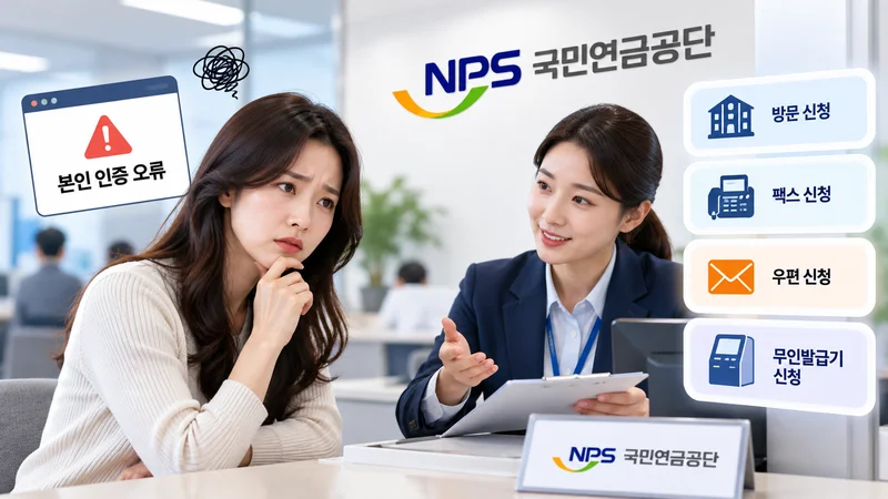 온라인 발급이 어려울 때