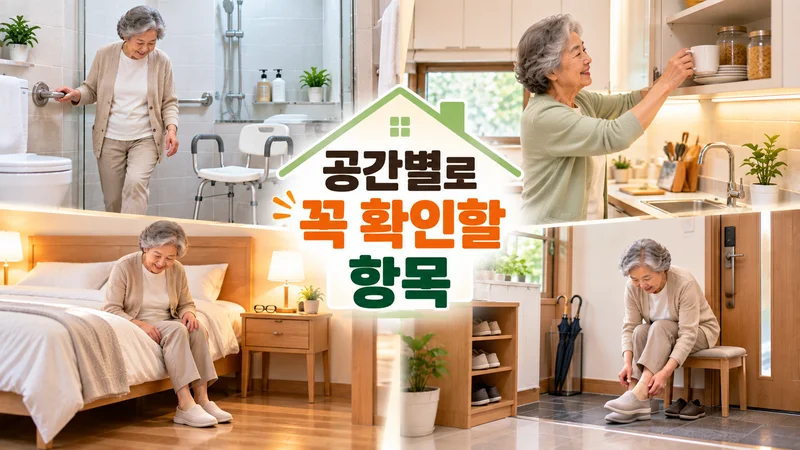 공간별로 꼭 확인할 항목