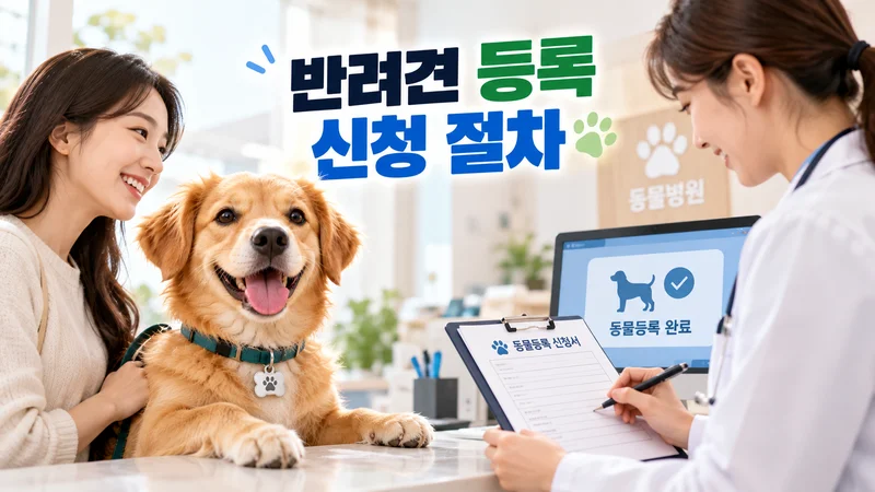반려견 등록 신청 절차