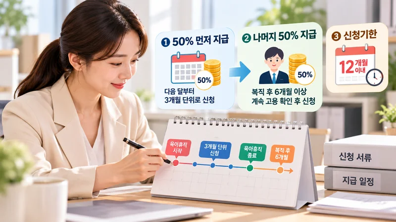 신청 시점과 지급 방식