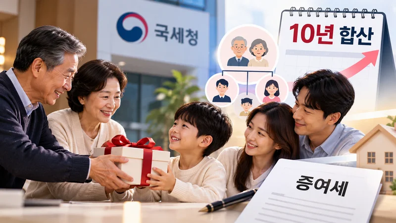 한국 거주자의 가족 간 증여세 기준